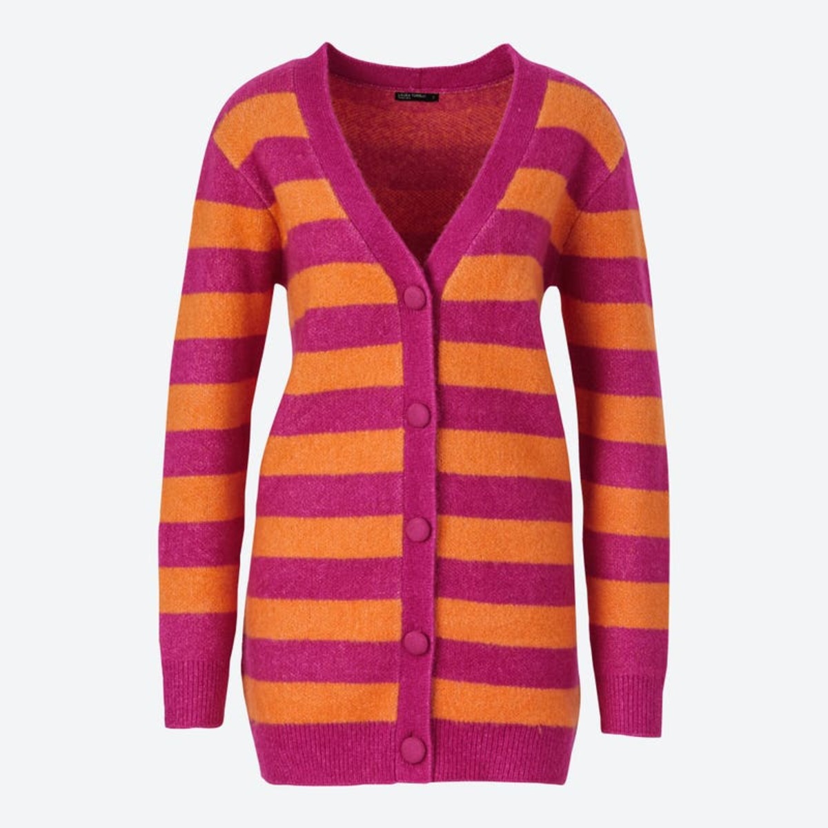 Bild 1 von Damen-Strickjacke mit Streifenmuster