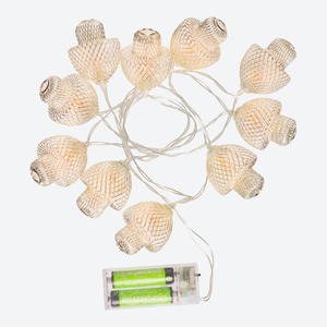 LED-Lichterkette mit Deko-Pilzen, ca. 165cm