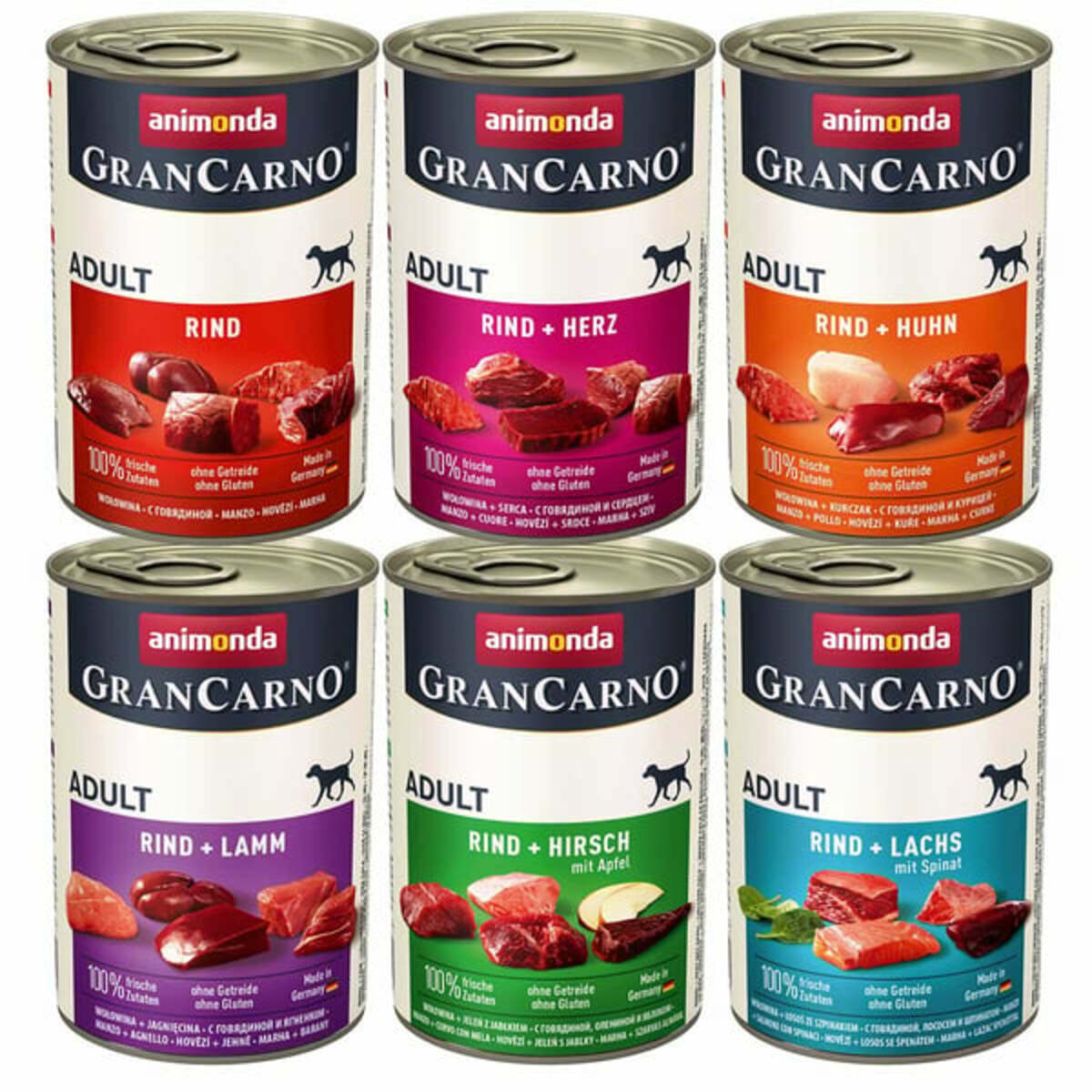 Bild 1 von animonda GranCarno Adult Mixpaket 1 6x400g