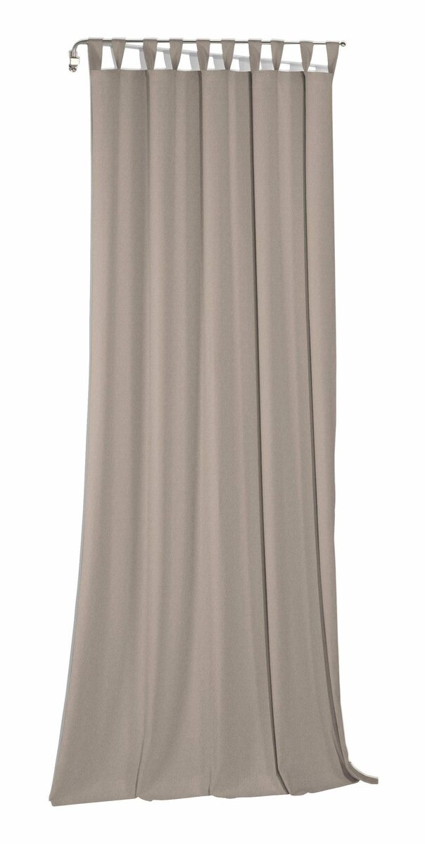 Bild 3 von Vorhang Elby 1, andas, Schlaufen (1 St), halbtransparent, Jacquard, transparent, basic, monochrom, bis 295 cm Länge