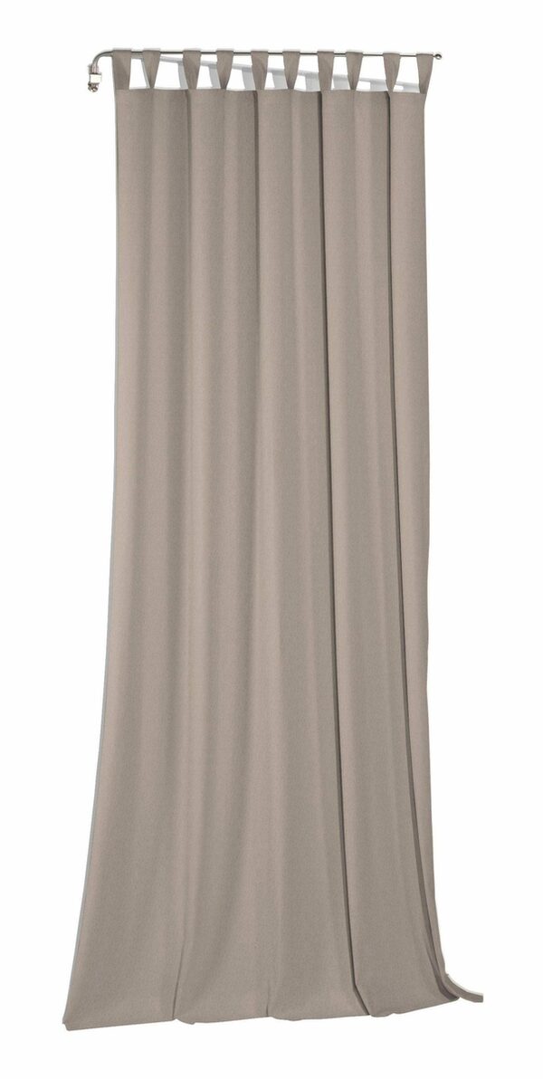 Bild 3 von Vorhang Elby 1, andas, Schlaufen (1 St), halbtransparent, Jacquard, transparent, basic, monochrom, bis 295 cm Länge