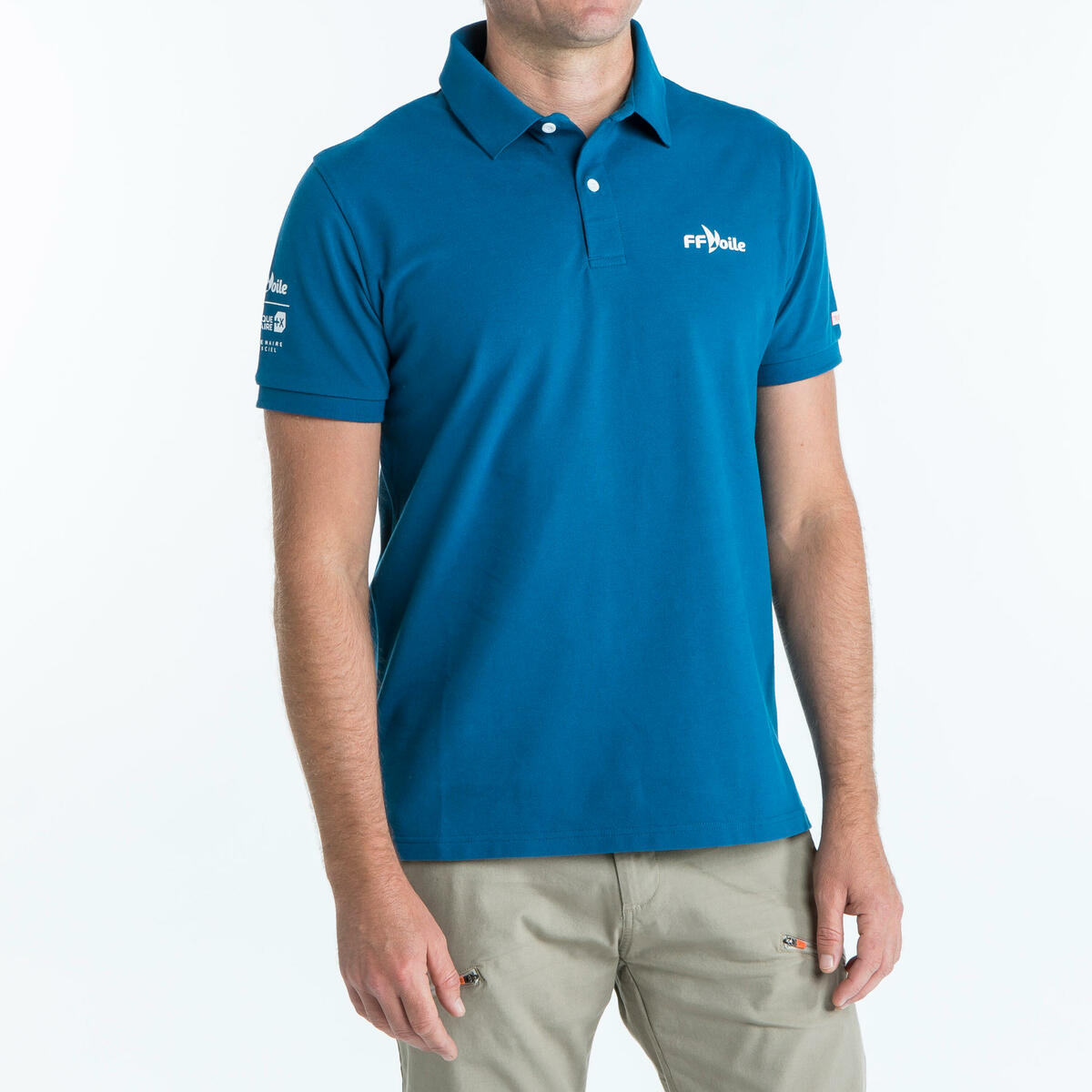 Bild 1 von Poloshirt Segeln Herren 100 blau