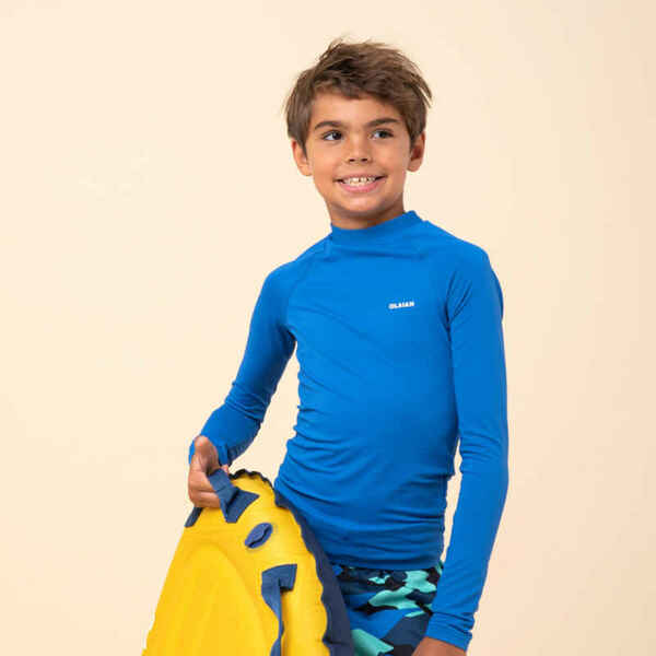 Bild 1 von UV-Shirt langarm Kinder UV-Schutz 50+ blau