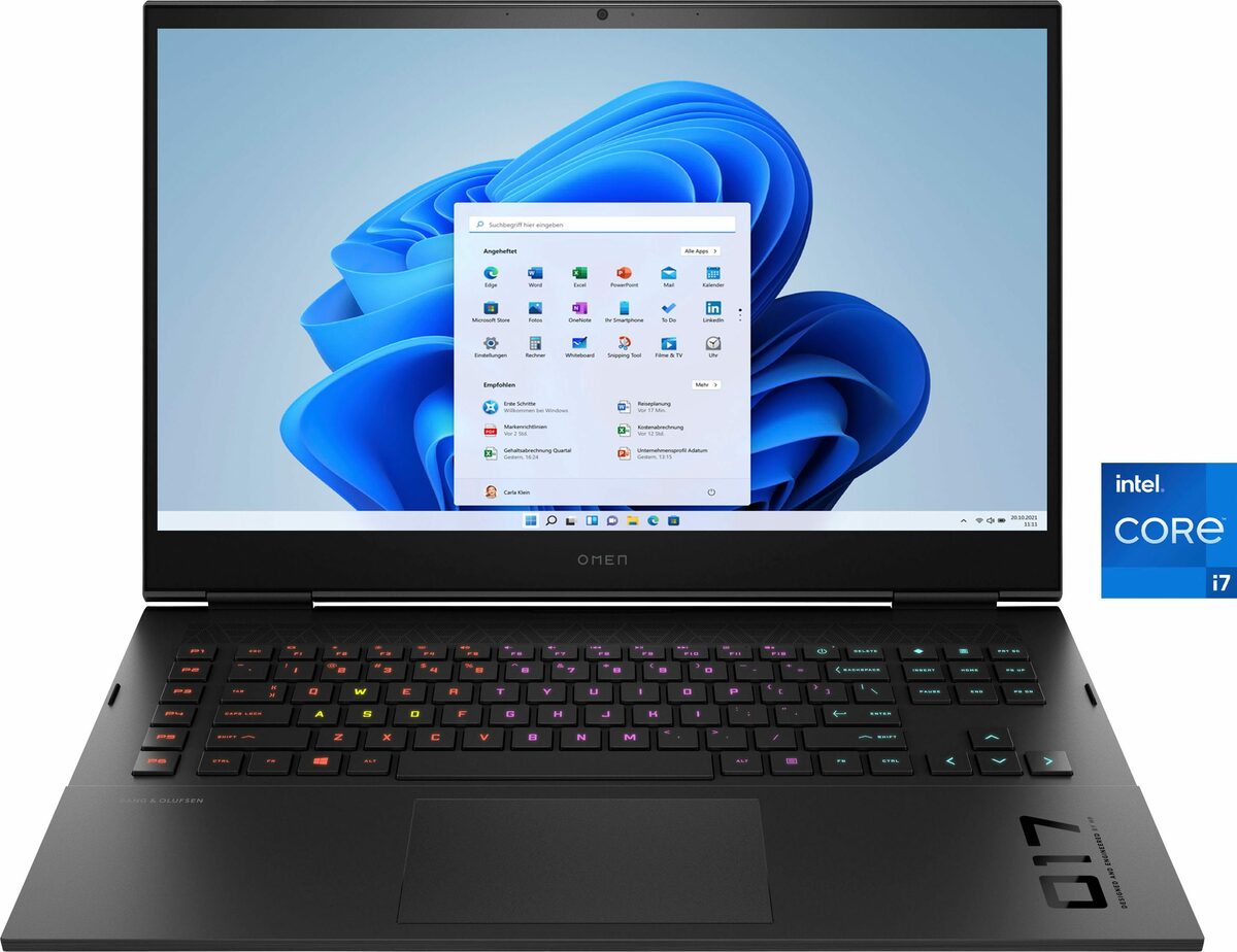 Bild 1 von HP Omen 17-cm2076ng Gaming-Notebook (43,9 cm/17,3 Zoll, Intel Core i7 13700HX, GeForce RTX 4070, 1000 GB SSD)