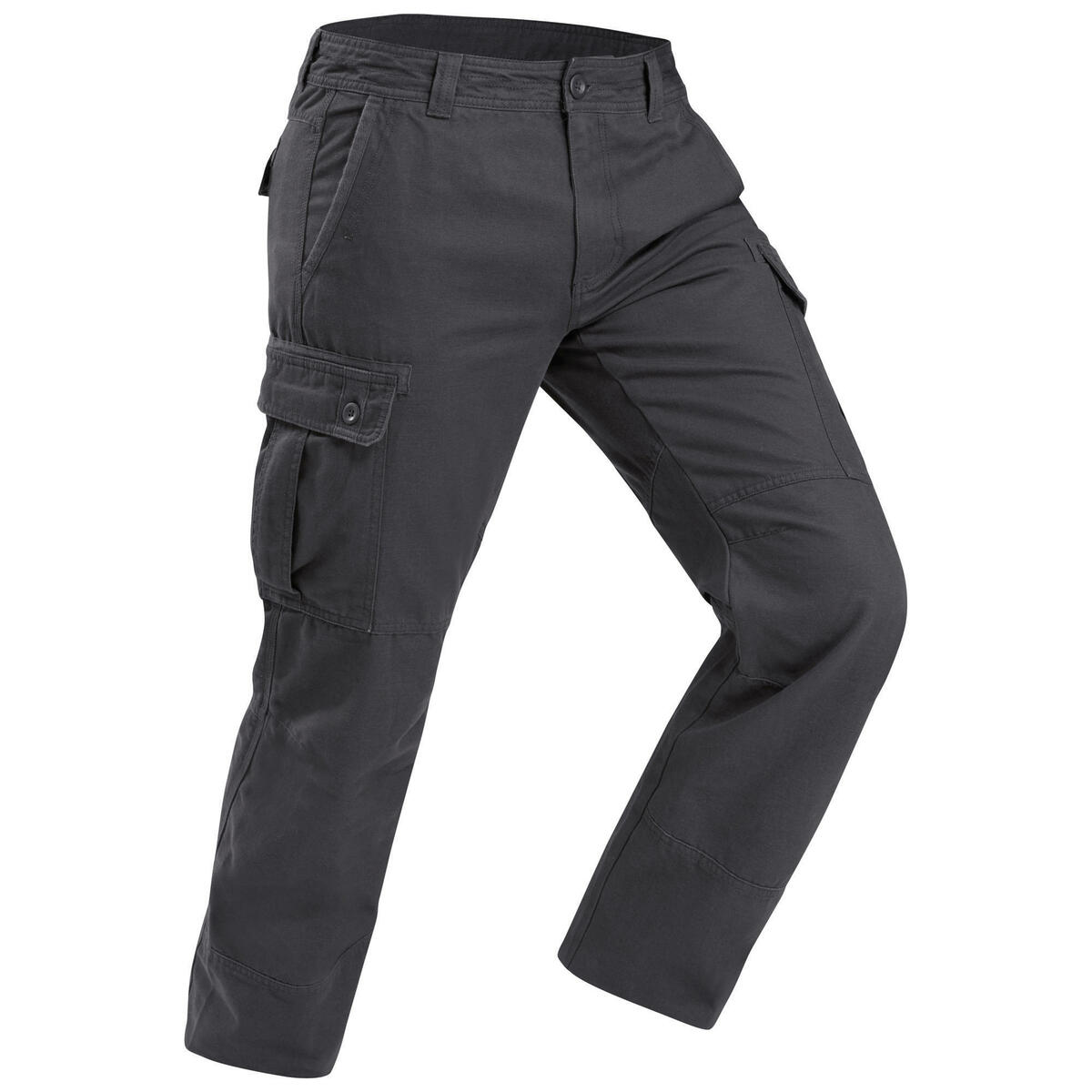 Bild 1 von Cargohose Herren warm Backpacking - Travel 100 grau