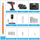 Bild 2 von EUARY Akku-Schraubendreher Akkuschrauber Akku-Schraubendreher 21V-Akku-Bohrschrauber-Set, 1200,00 U/min, (2-Gang), Universal Drill zwei 21 V Batterien, 1200 U/min, 45,00 Nm, Drehmoment