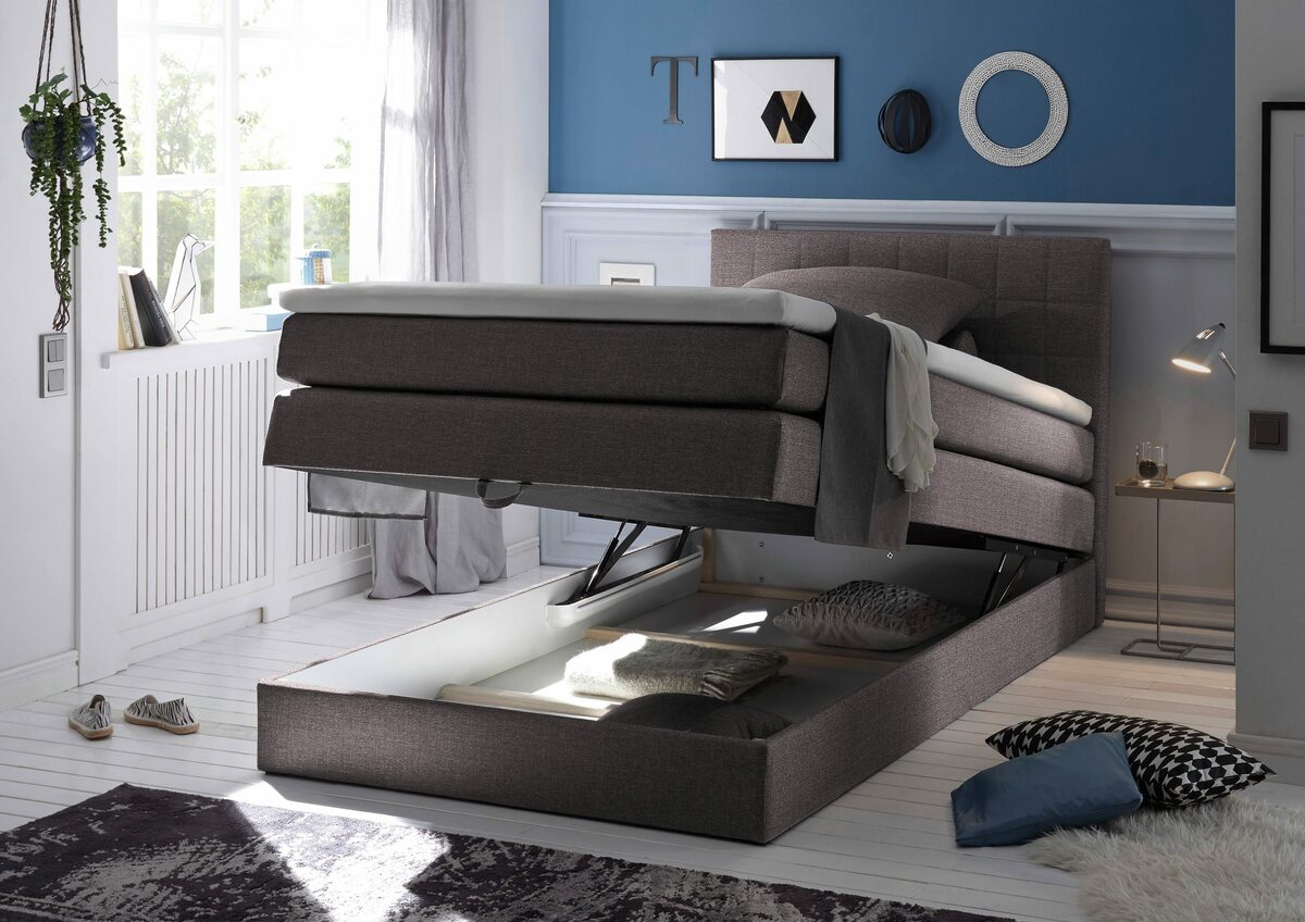 Bild 3 von ED EXCITING DESIGN Boxspringbett Hawaii, inkl. einem Bettkasten und Topper