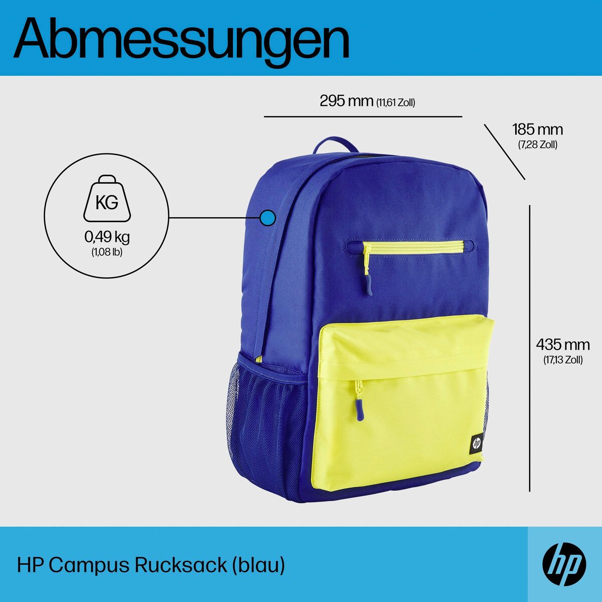 Bild 4 von HP Notebook-Rucksack Campus Blue