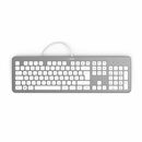 Bild 1 von Hama Tastatur "KC-700", kabelgebunden, PC, Notebook, Laptop Keyboard PC-Tastatur (Abgesetzte Tasten/Leise Tasten)