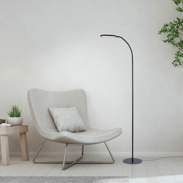 Bild 2 von my home LED Stehlampe Abigal, Dimmfunktion, LED fest integriert, Warmweiß, Farbtemperatursteuerung CCT 3000-6000 K, dimmbar über Touchdimmer