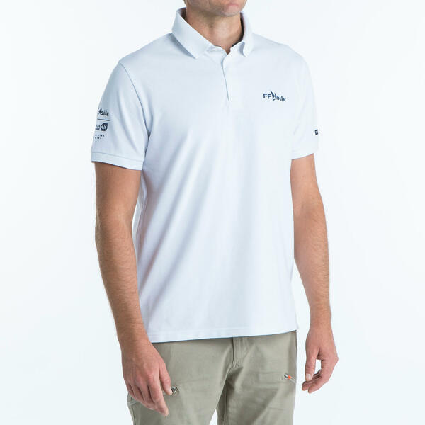 Bild 1 von Poloshirt kurzarm Segeln Sailing 100 Herren blau FFV