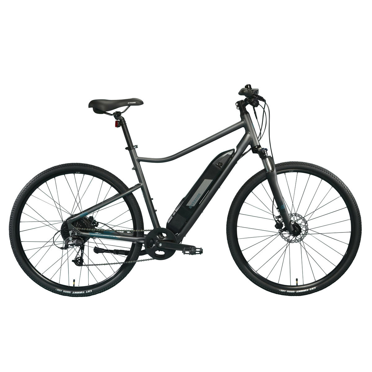 E-Bike Cross Bike 28 Zoll Riverside 500E grau von Decathlon für 1.099 ...