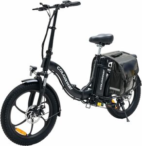 HITWAY E-Bike E-Bike mit Tasche 20 Zoll x 3 Fat Tire Faltrad, 36 V/11,2 Ah Akku