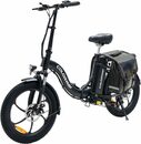 Bild 1 von HITWAY E-Bike E-Bike mit Tasche 20 Zoll x 3 Fat Tire Faltrad, 36 V/11,2 Ah Akku