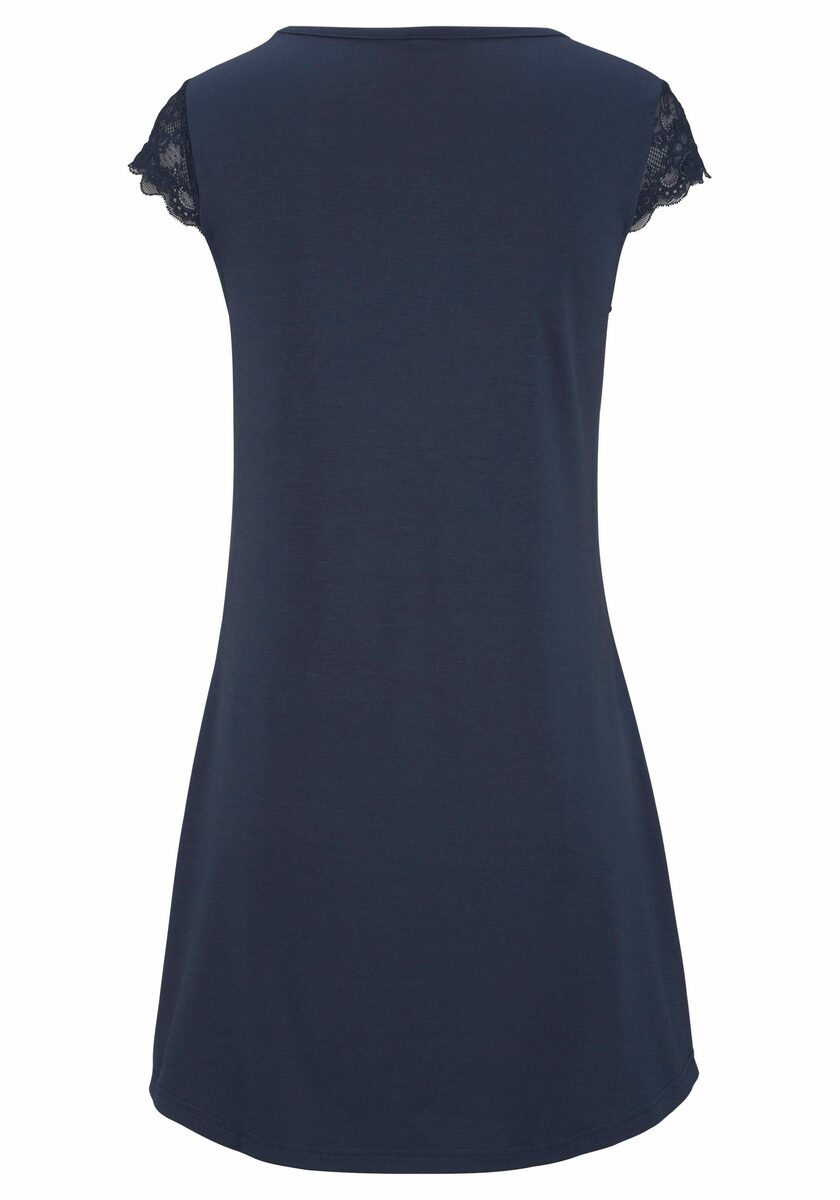 Bild 2 von LASCANA Nachthemd mit Spitzenärmeln