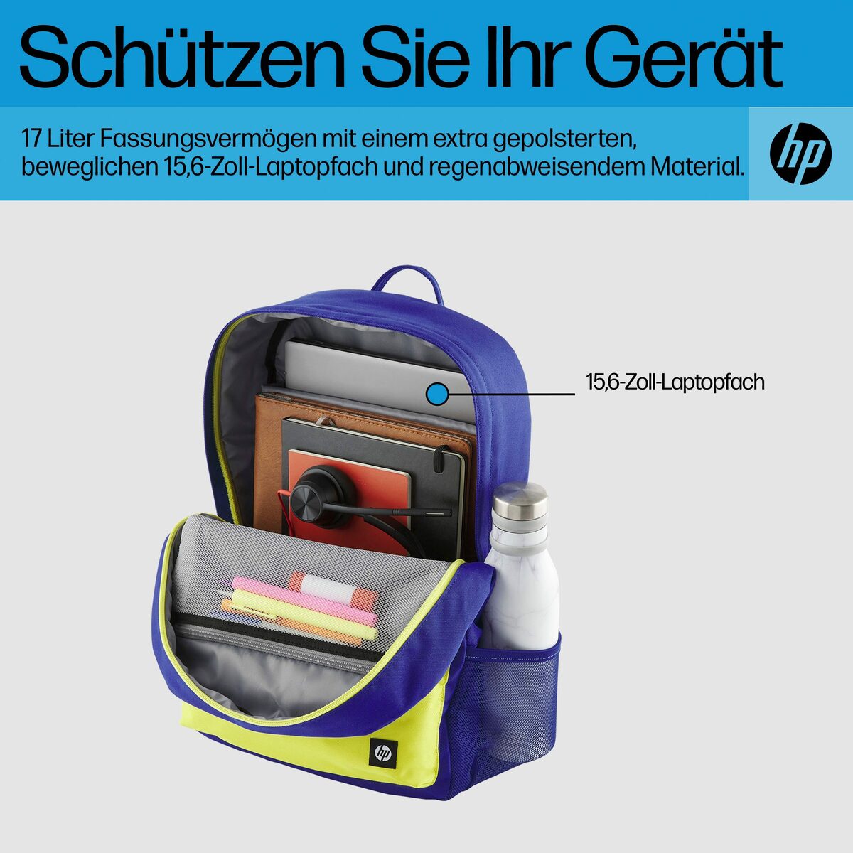 Bild 3 von HP Notebook-Rucksack Campus Blue