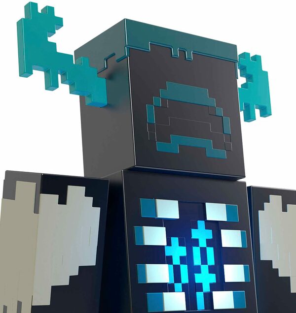 Bild 3 von Mattel® Actionfigur Minecraft, The Warden, mit Licht & Geräuschen