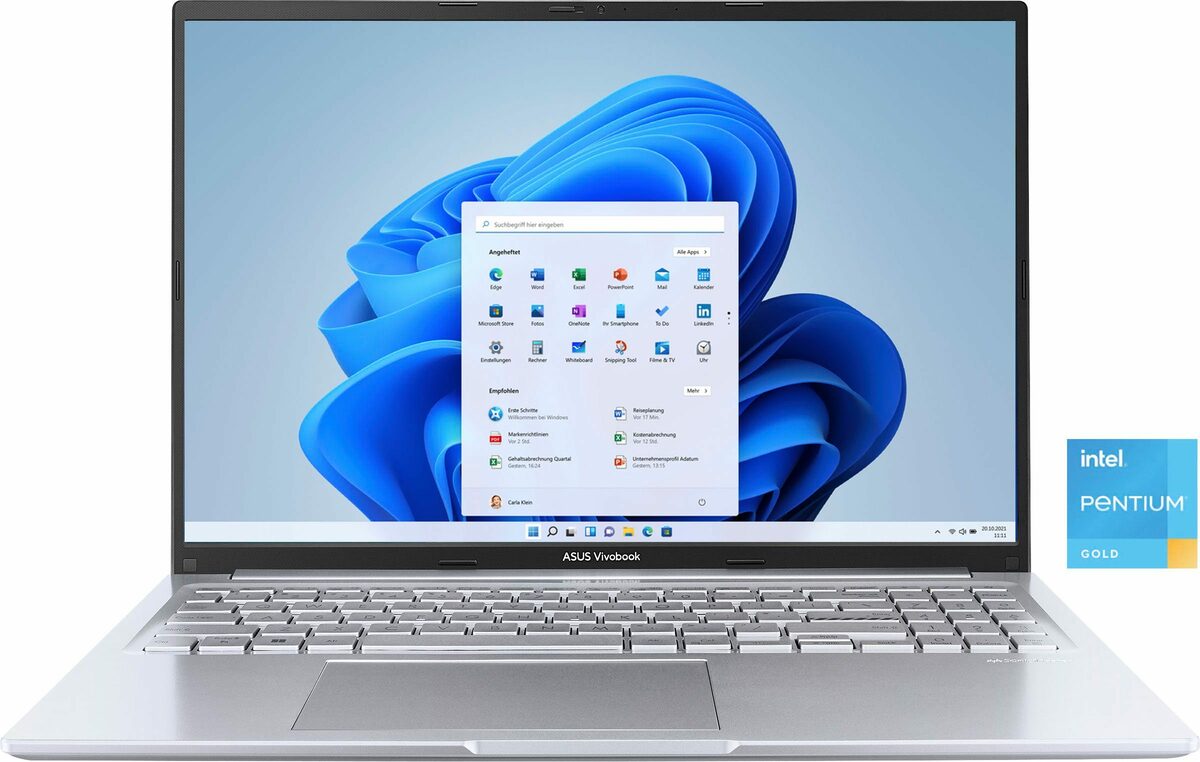 Bild 1 von Asus Vivobook 16X X1605ZA-MB341W Notebook (40,6 cm/16 Zoll, Intel Pentium Gold 8505, UHD Graphics, 512 GB SSD)