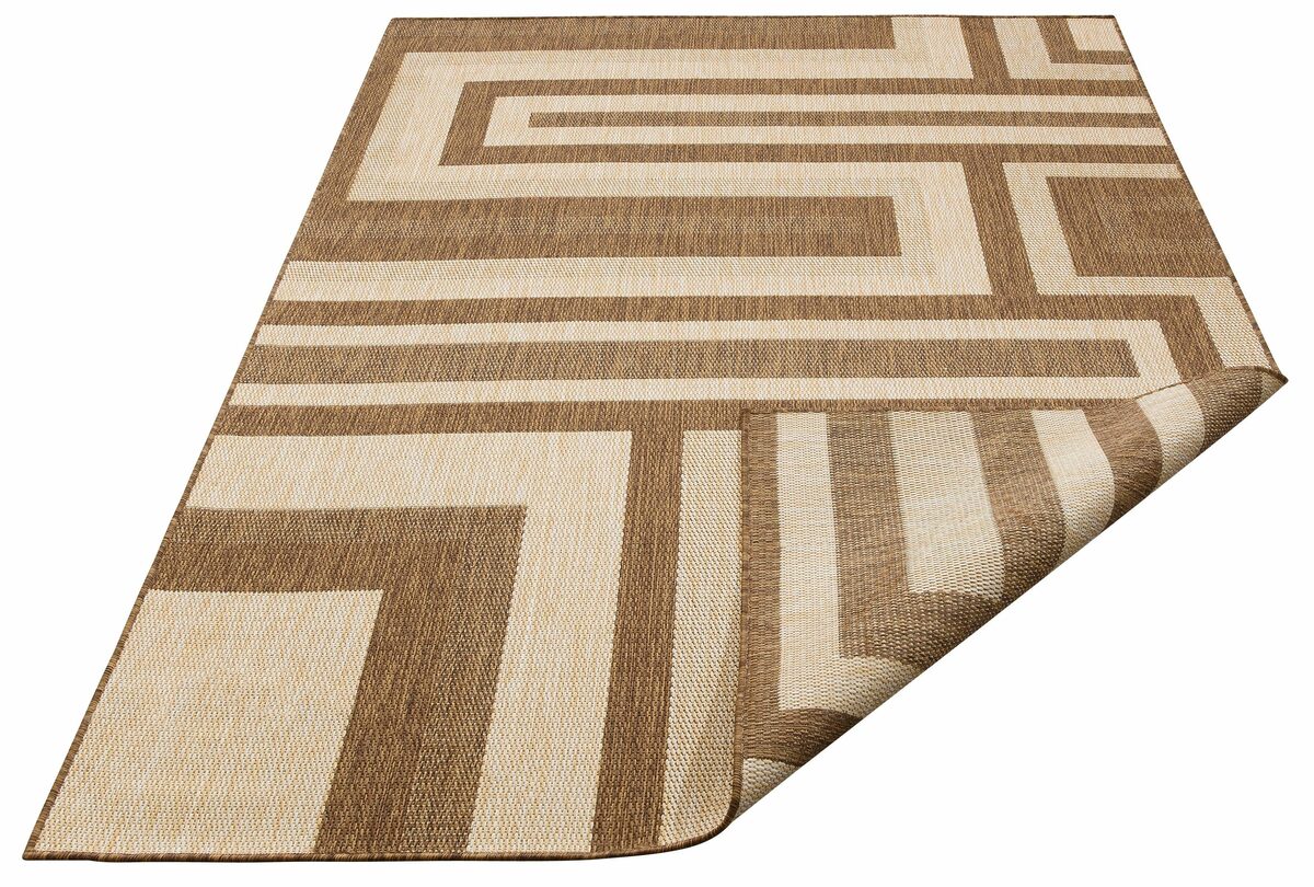 Bild 2 von Teppich Cannes, Bruno Banani, rechteckig, Höhe: 3 mm, Wendeteppich, Wetterfest & UV-beständig, besonders flach