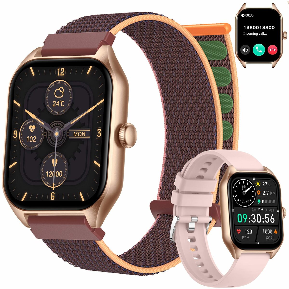 Savvies (6 Pieces) Screen Protector for Mutoy Smartwatch 1.32 (round) Screen Protector Ultra Transparent