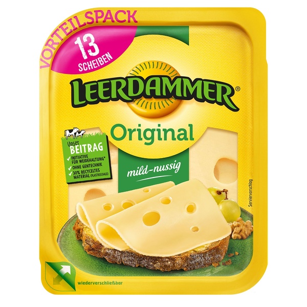 Bild 1 von LEERDAMMER®  Scheibenkäse 260 g