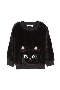 C&A Sweatshirt, Schwarz, Größe: 110