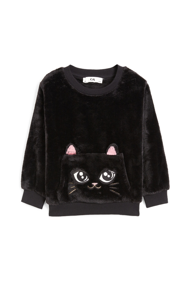 Bild 1 von C&A Sweatshirt, Schwarz, Größe: 110