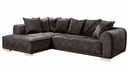 Bild 1 von Ecksofa espresso 319 x 194 cm mit Kissen - SENTINA