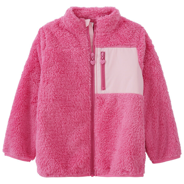 Bild 1 von Mädchen Teddyjacke mit Zippertasche