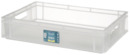 Bild 1 von Metro Professional Eurobehälter, Polypropylen, 60 x 40 x 12 cm, Nettokapazität: 20 L, stapelbar, transparent