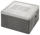 Bild 1 von METRO Professional Thermobox Pizza-Box, EPP, 20 L, Toplader, schwarz/ grau