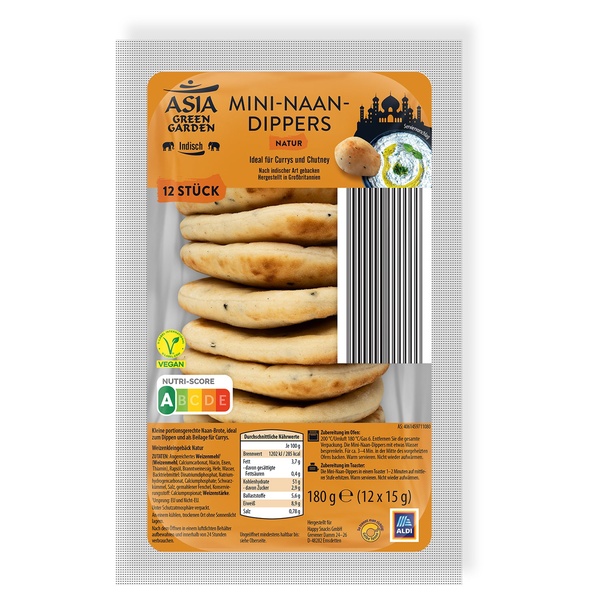 Bild 2 von ASIA GREEN GARDEN Mini-Naan-Dippers 180 g