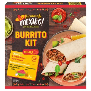 BIENVENIDO MEXIKO! Burrito-Kit 620 g
