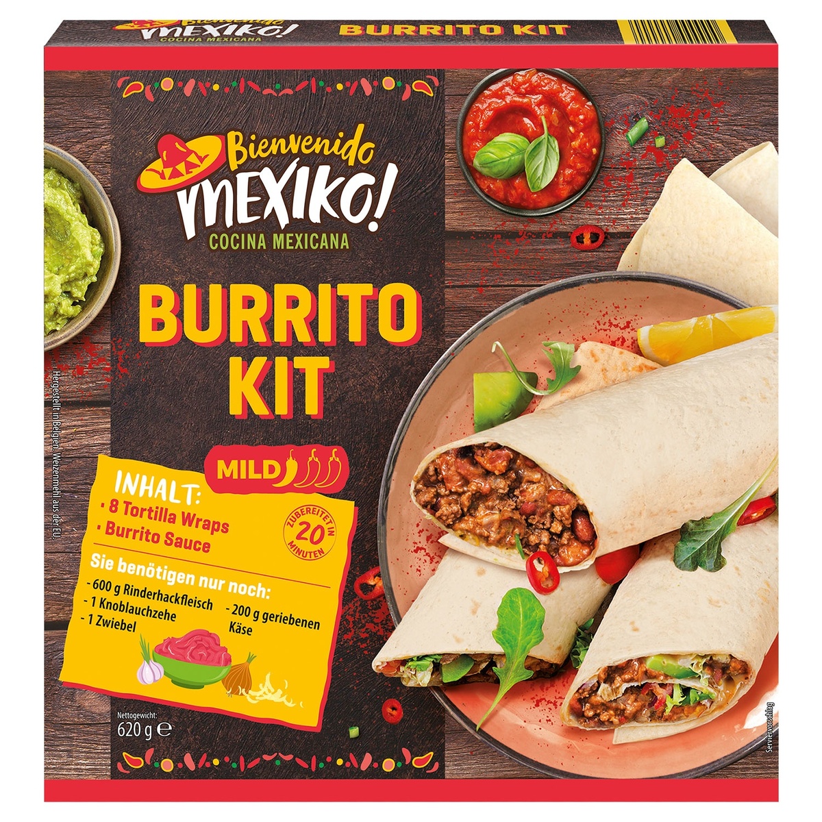Bild 1 von BIENVENIDO MEXIKO! Burrito-Kit 620 g