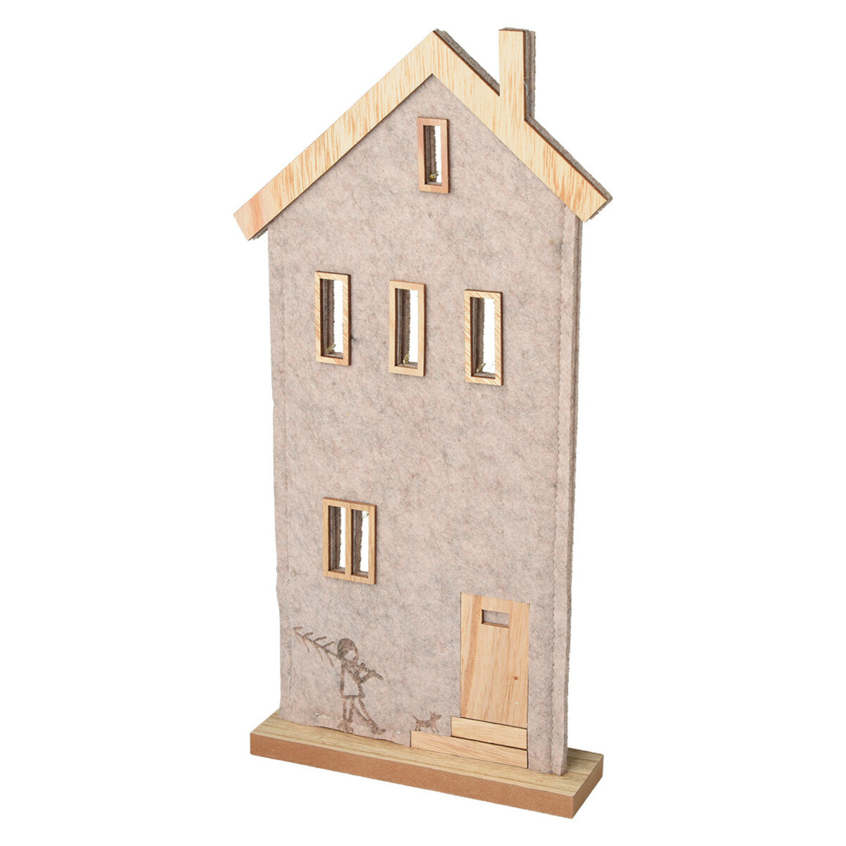 Bild 1 von Dekoaufsteller Haus aus Filz