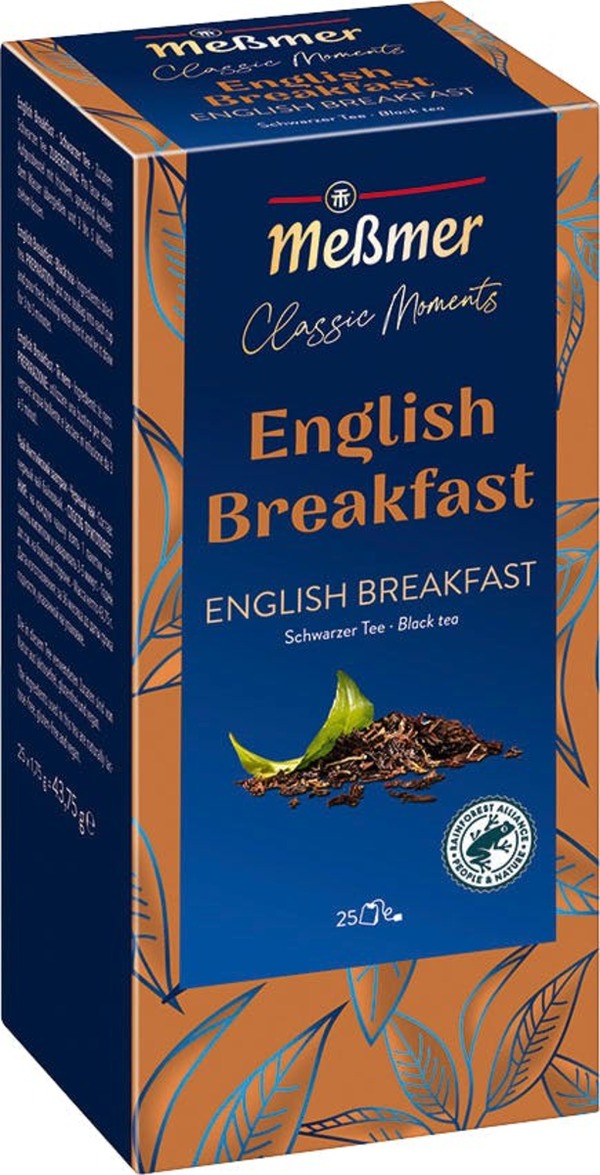 Bild 1 von Meßmer Classic Moments Schwarztee English Breakfast 25 Teebeutel (44 g)