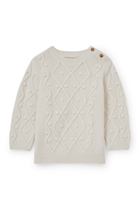 C&A Baby-Pullover, Weiß, Größe: 68