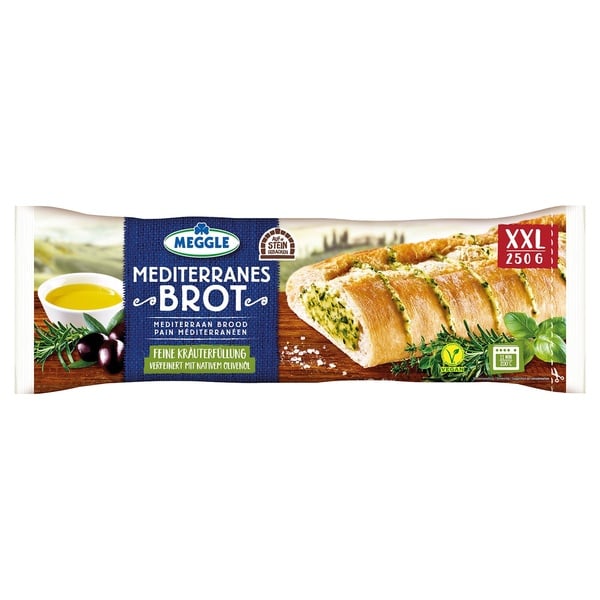 Bild 1 von MEGGLE Mediterranes Brot oder Steinofen-Dinkelbrot 250 g