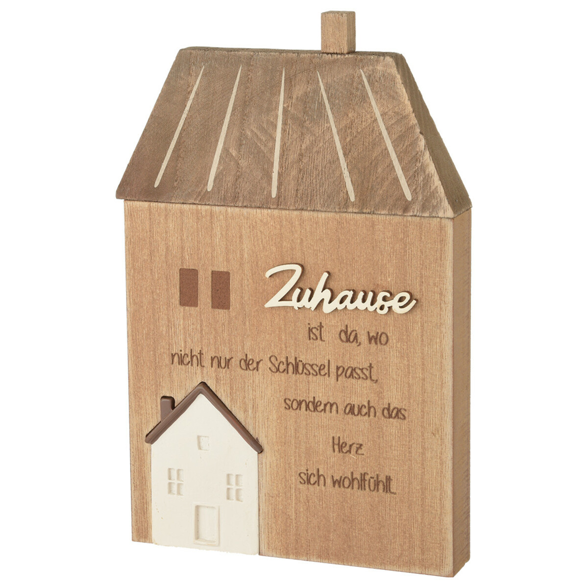 Bild 1 von Dekoaufsteller Haus mit Schriftzug