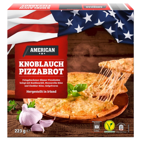 Bild 1 von AMERICAN Knoblauch-Pizzabrot 223 g