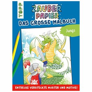 TOPP Zauberpapier - Das Große Malbuch Jungs