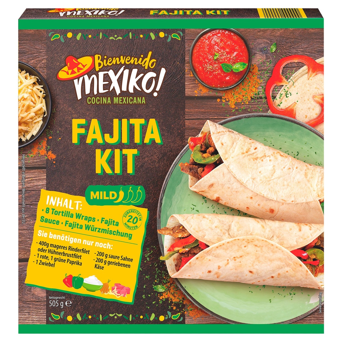 Bild 1 von BIENVENIDO MEXIKO! Fajita-Kit 505 g