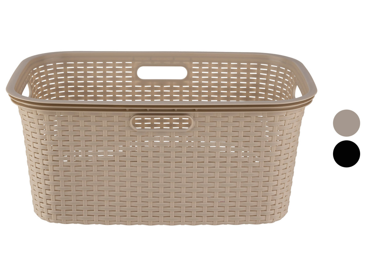 Bild 1 von LIVARNO home Wäschekorb, in Rattan-Optik, 35 l