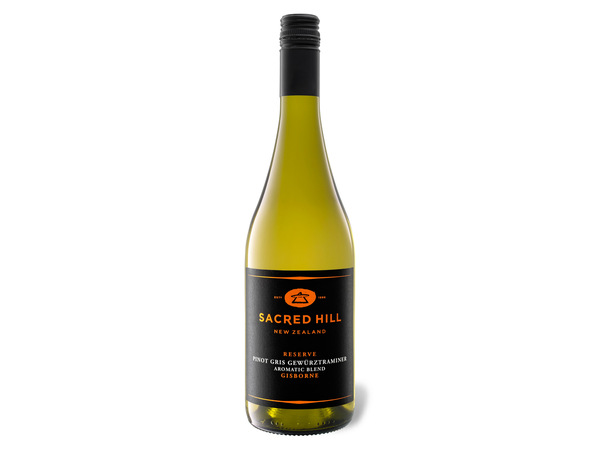 Bild 1 von Sacred Hill Reserve Pinot Gris Gewürztraminer Gisborne Neuseeland trocken, Weißwein 2022