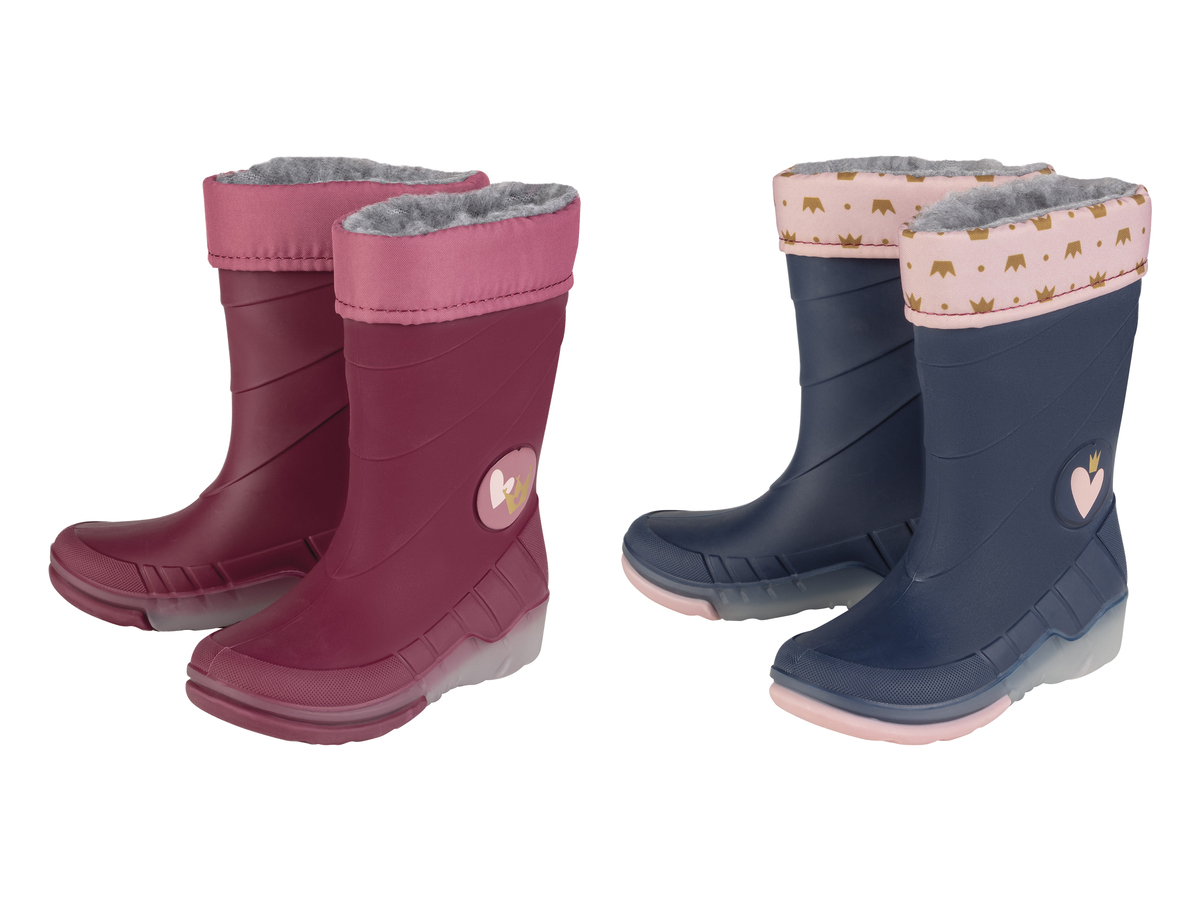 Bild 1 von lupilu® Kinder Blinkregenstiefel mit weichem Warmfutter