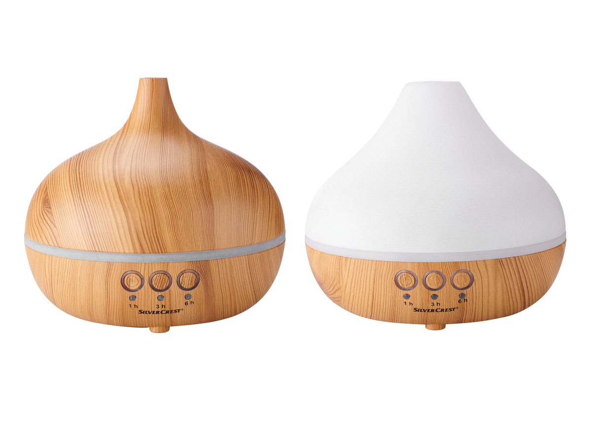 SILVERCREST® Ultraschall Aroma Diffuser, aus Holz von Lidl ansehen!