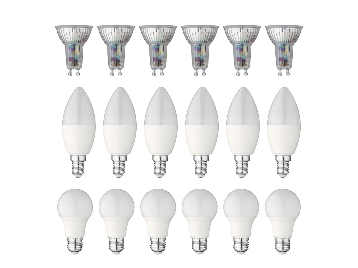 Bild 1 von LIVARNO home LED-Leuchtmittel, 6 Stück, GU10 / E14 / E27