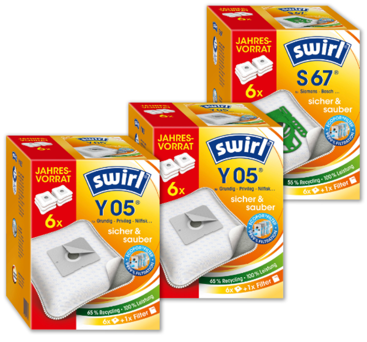 Bild 1 von SWIRL Staubfilterbeutel*