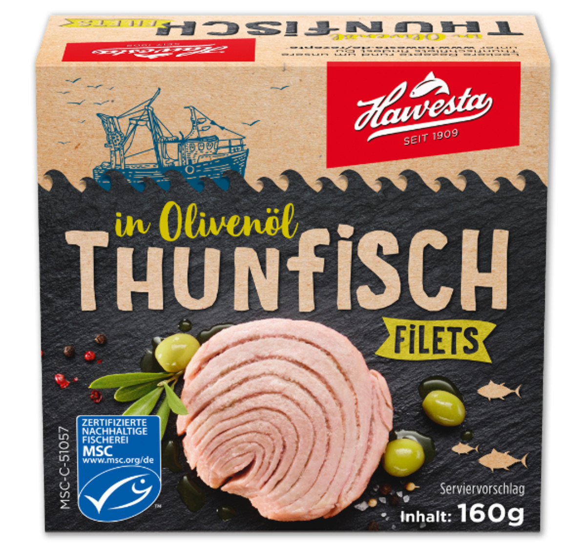 Bild 1 von HAWESTA Thunfisch in Olivenöl*