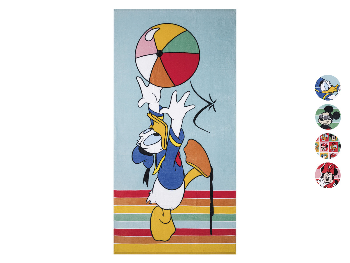 Bild 1 von Kinder Velours Strandtuch, 75 x 150 cm